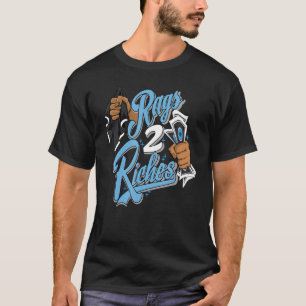 Rag 2 Riker JD 1 High OG UNC Toe Matching T Shirt