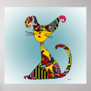 Rag Cat Poster