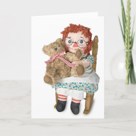 Rag Doll and Nalle Vänskap Kort
