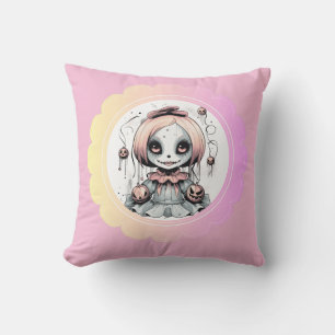 Rag Doll Cute & Spooky Anpassningsbar Kudde