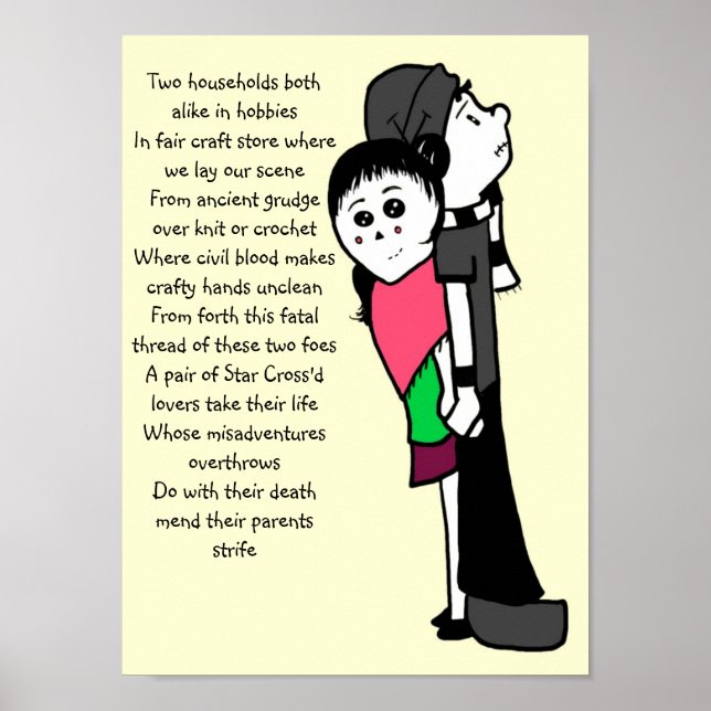 Rag doll romeo och Juliet Poster (Framsidan)