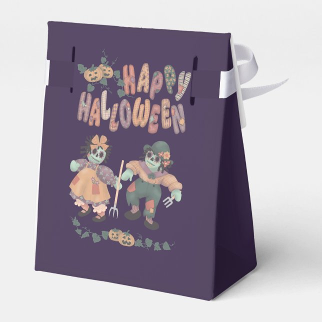 Rag Doll Zombies - Glad Halloween Förmånslådor Presentaskar (Baksidan Sidan)