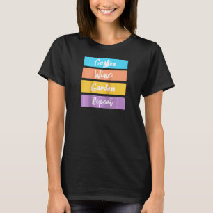 Rag för växter av typen Funny Garden Repeat Kärle T Shirt