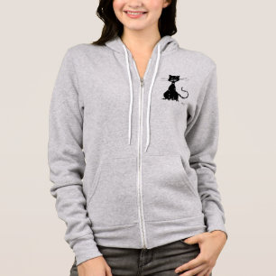 Ragad Evil Black Cat Womens Hoodie Tee