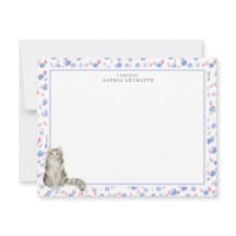 Ragamuffin Cat Personlig Stationery