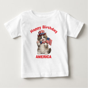 Ragamuffin-kattunge (1i) Patriotisk barn t-shirt