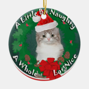 Ragamuffin Naughty eller Nice Ornament
