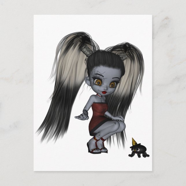 Ragdoll bedövar Zizi Vykort (Framsida)