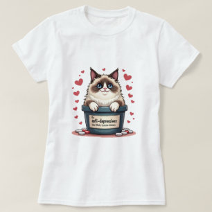 Ragdoll bi-färg t shirt