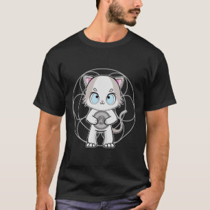 Ragdoll Cat Anime Kitten Dyslexia Awareness T Shirt