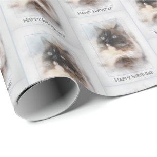 Ragdoll Cat Birthday Presentpapper