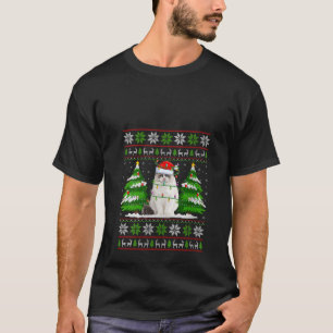 Ragdoll Cat jul Ljus Julafton Ugly Sweater Chr T Shirt