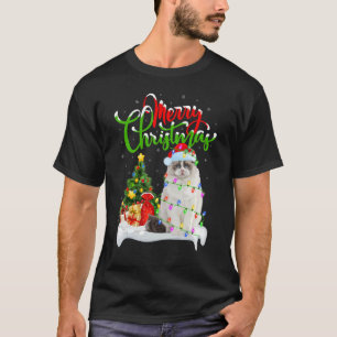 Ragdoll Cat Julafton Dekorations Santa Ragdoll Chr T Shirt