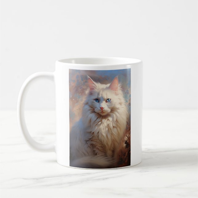 Ragdoll cat kaffemugg (Vänster)