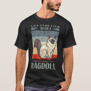 Ragdoll Cat Kitten Owner Älskare T Shirt