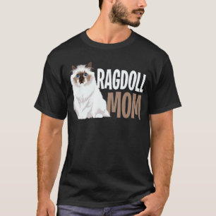 Ragdoll Cat Mamma Funny Cat Owner Älskare T Shirt