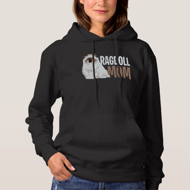 Ragdoll Cat Mamma Funny Cat Owner Älskare T Shirt (Framsida)