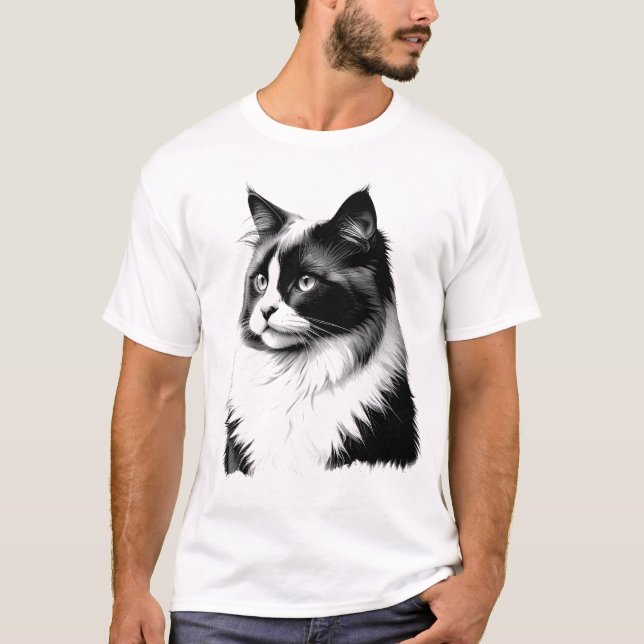 Ragdoll Cat Men's T-Shirt (Framsida)