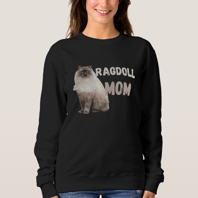 Ragdoll Cat Mom Funny Cat Owner Lover T Shirt (Framsida)
