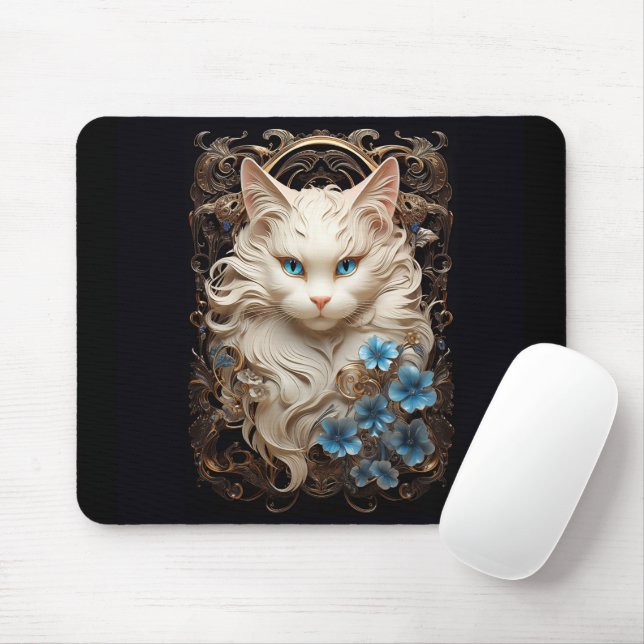 Ragdoll cat musmatta (Med mus)