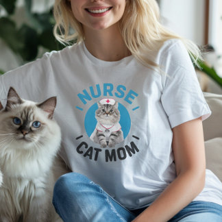 Ragdoll Cat ’Nurse Cat Mamma’ T Shirt