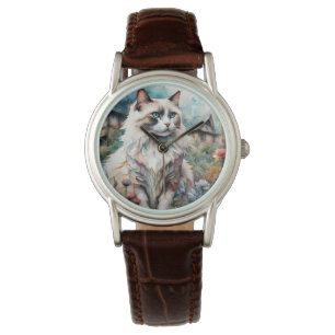 Ragdoll Cat på engelska Garden Armbandsur