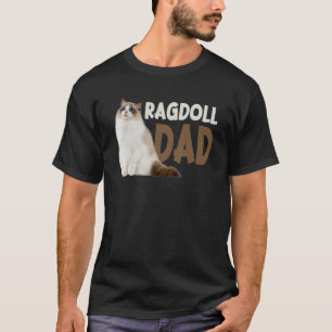 Ragdoll Cat Pappa Funny Cat Owner Älskare T Shirt