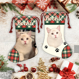 Ragdoll Cat Personlig Liten Julstrumpa