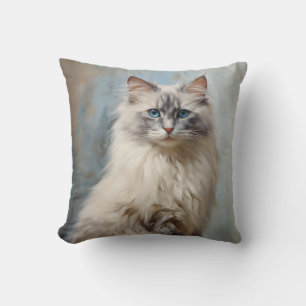 Ragdoll cat porträtt kudde