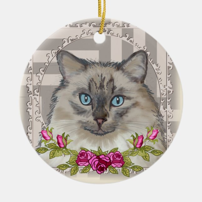 Ragdoll Cat Ro Ornament (Framsidan)