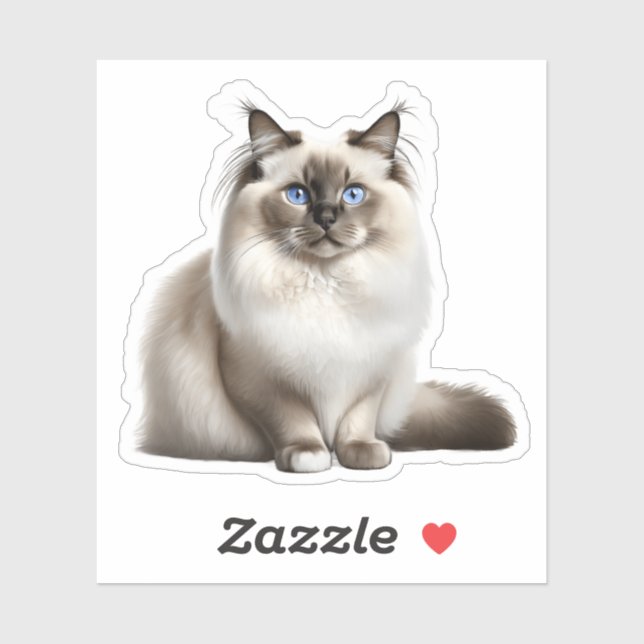 Ragdoll Cat Sticker Klistermärken (Ark)