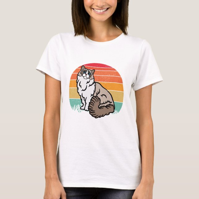 RAGDOLL cat T Shirt (Framsida)