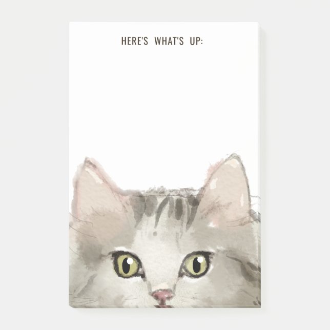 Ragdoll Cat | Valfri text | Här är uppåt Post-it Block (Framsida)
