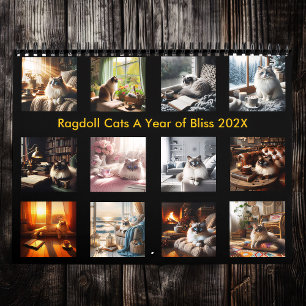 Ragdoll Cats A Year of Bliss 2025 Kalender