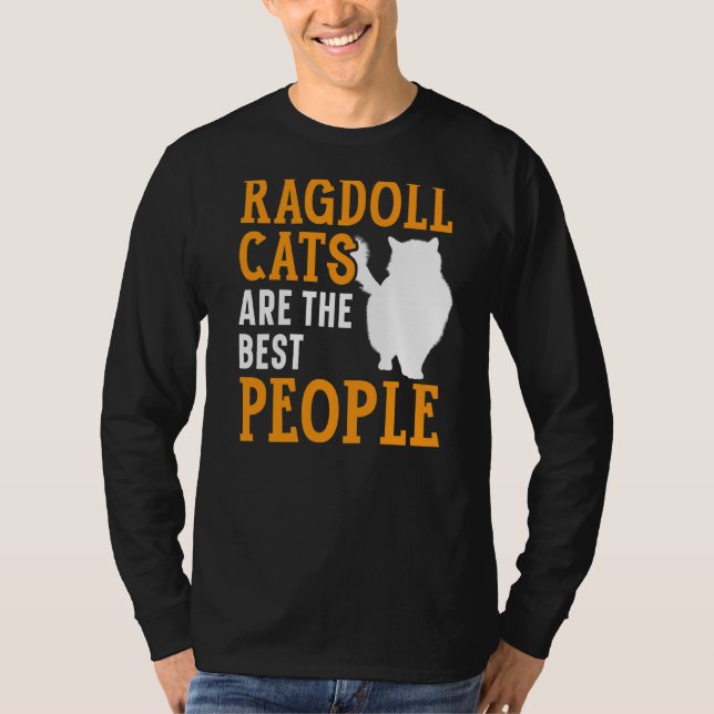 Ragdoll Cats är det bästa Kattunge Kitten T Shirt (Framsida)