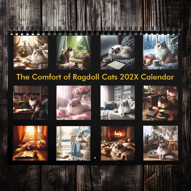 Ragdoll Cats Comfort 202X Kalender (Skapare uppladdad)