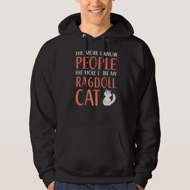Ragdoll Cats Owner Kattunge Tass Kärlek Meow Kitte Hoodie (Framsida)