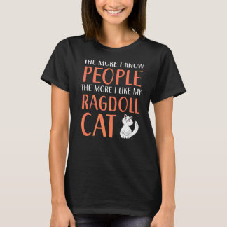 Ragdoll Cats Owner Kattunge Tass Kärlek Meow Kitte T Shirt