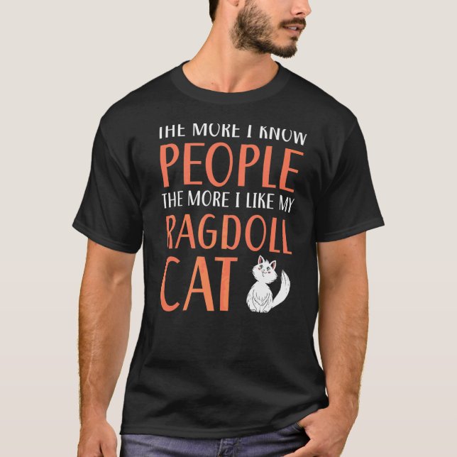 Ragdoll Cats Owner Kattunge Tass Kärlek Meow Kitte T Shirt (Framsida)