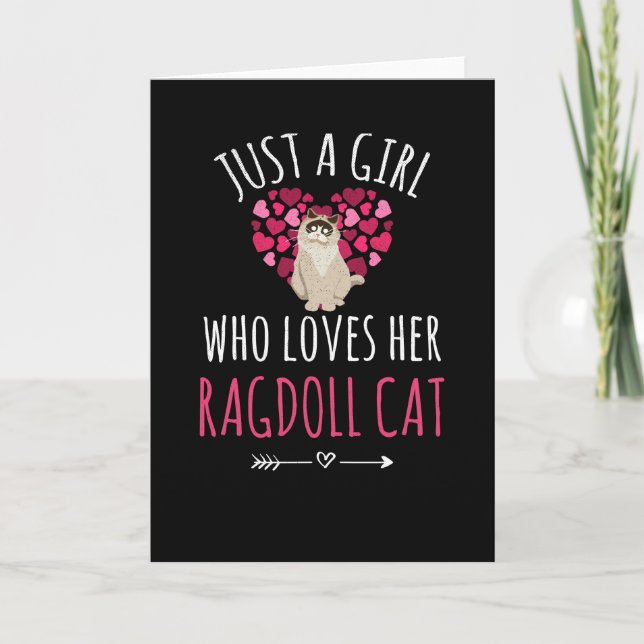 Ragdoll-gåvor till kvinnor | Ragdoll Cat Lovers Kort (Framsida)