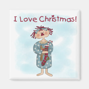 Ragdoll I Kärlek julskjortor och julskjortor Magnet