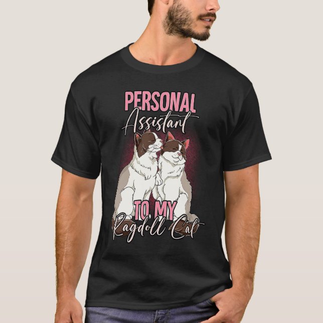 Ragdoll Katt  10 T Shirt (Framsida)