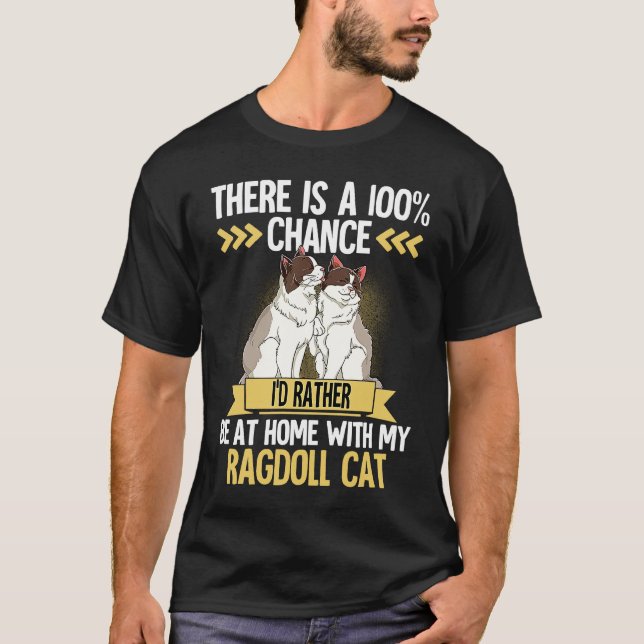 Ragdoll Katt  1 T Shirt (Framsida)