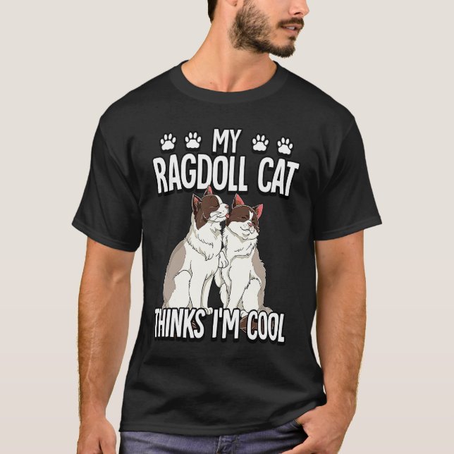 Ragdoll Katt  9 T Shirt (Framsida)