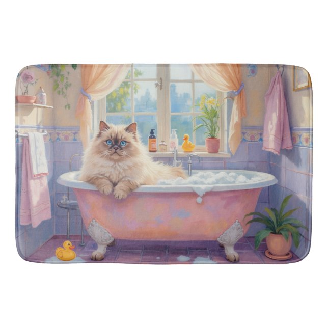 Ragdoll Katt Badrumsdekor Badrumsmatta (Framsidan)