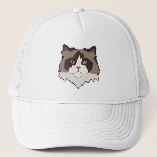 Ragdoll Katt Keps (Framsida)
