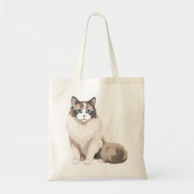 Ragdoll Katt Tygkasse (Framsidan)