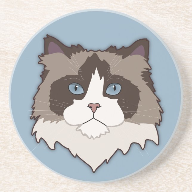 Ragdoll Katt Underlägg (Framsidan)