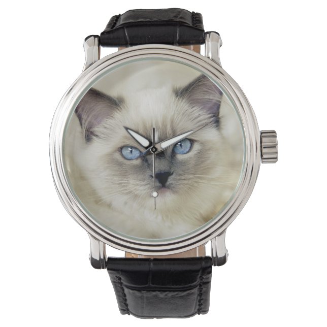 Ragdoll-kattunge Armbandsur (Framsida)