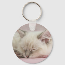 ragdoll-kattunge nyckelring